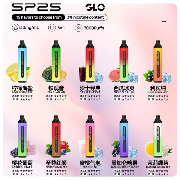SP2S拋棄式7000口 官方正品  sp2s電子煙現貨 12H出貨